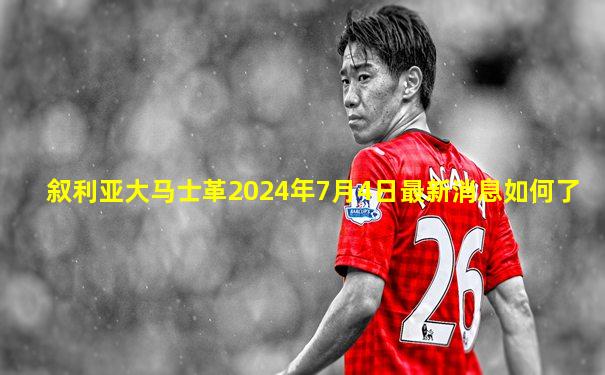 叙利亚大马士革2024年7月4日最新消息如何了