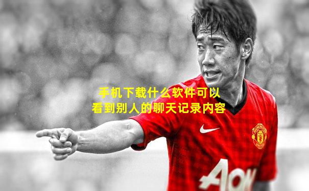 手机下载什么软件可以看到别人的聊天记录内容