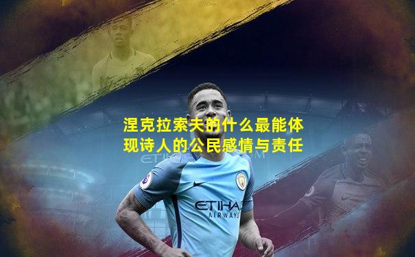 涅克拉索夫的什么最能体现诗人的公民感情与责任
