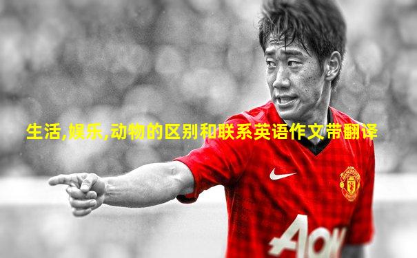 生活,娱乐,动物的区别和联系英语作文带翻译