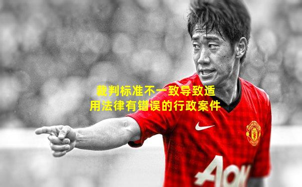 裁判标准不一致导致适用法律有错误的行政案件